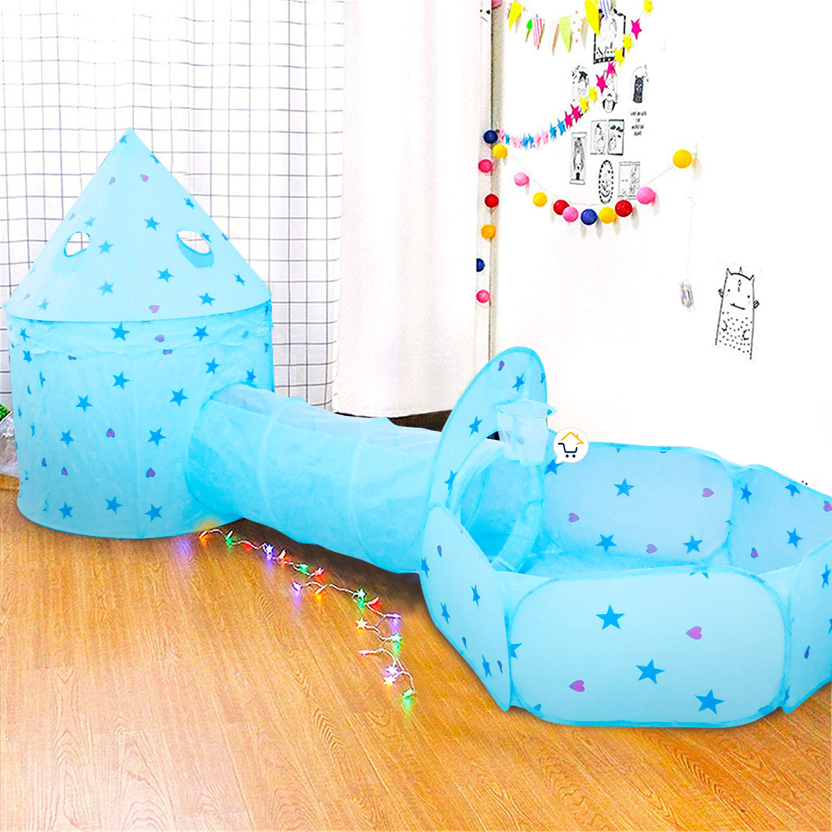 Carpa Doble Armable Piscina Niñas 2035B